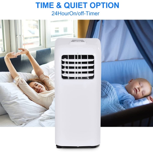 Gymax Portable Air Conditioner Cooling Fan Dehumidifier 8000BTU w/ Remote Control