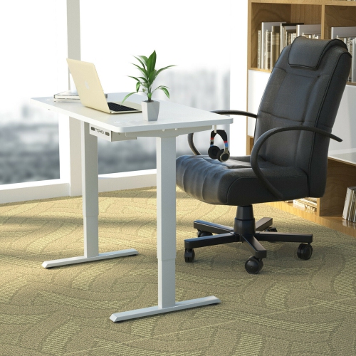 Gymax Electric Standing Desk Sit to Stand Height Adjustable Dual Motor