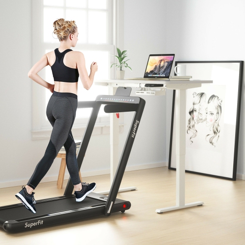 Gymax Electric Standing Desk Sit to Stand Height Adjustable Dual Motor