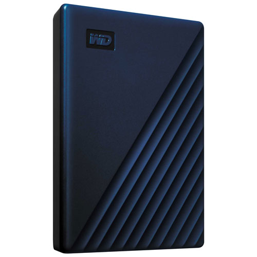 WD 2TB USB 3.0 External Hard Drive for Chromebook (WDBB7B0020BBL-WESN) - Midnight Blue