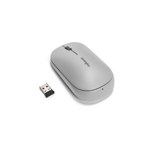 Kensington SureTrack Dual 4000 DPI Wireless Optical Mouse - Gray -