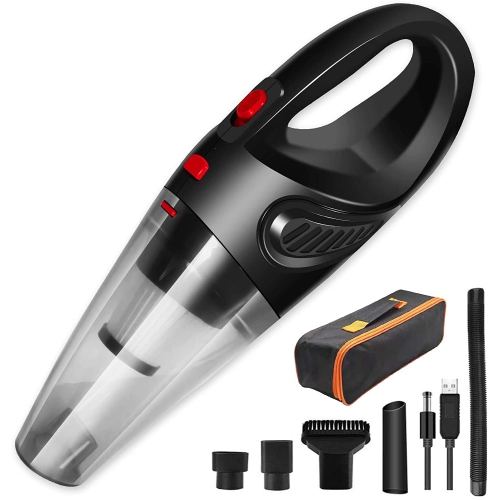 Handheld Vacuum Cordless, Rechargeable Car Vacuum Cordless Cleaner Wet Dry Powerful Portable Hand Vacuum Light Weight - axGear
