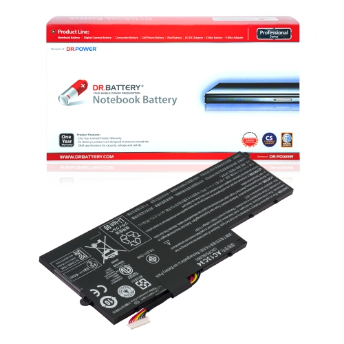 Image 1 of 7.. DR. BATTERY - Replacement for Acer Aspire V5-122P-0681 / V5-122P-0825 / V5-122P-0857 / V5-122P-0862 / AC13C34 / KT.00303.005