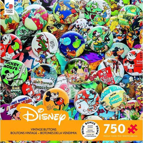 CEACO  Vintage Buttons Disney Collections Puzzle (750 Piece)