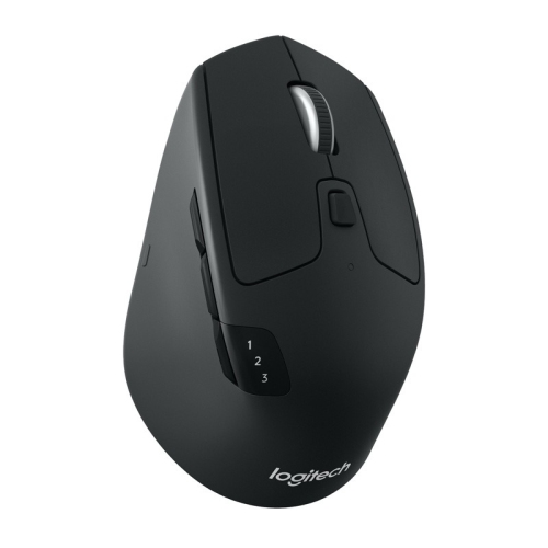 Logitech M720 Triathlon Multi Device 2.4G Rechargeable Office Gaming Wireless Mouse For Computer And Laptop Use