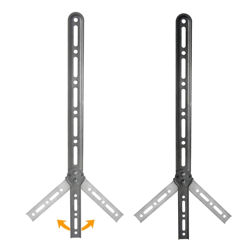23" to 65" TV Mounts and Stands ,Universal Soundbar Bracket with Adjustable Arms Fits Displays up to 33lbs