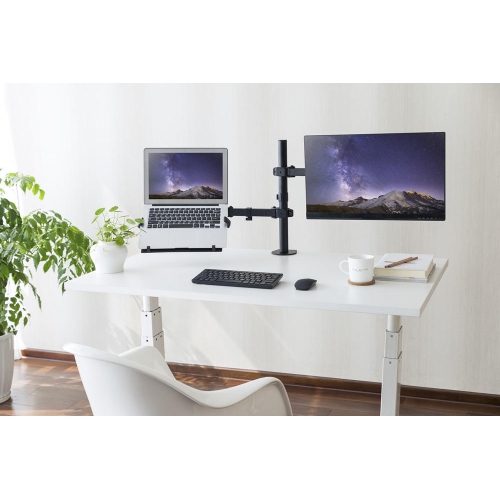 10-15.6 Inch Notebooks Desk Stand Board, Laptop Holder Attachment for Full Motion Monitor Mount - PrimeCables