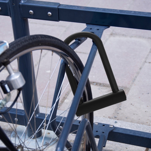 Ancona 7.48" Fingerprint U Shape Bike Lock