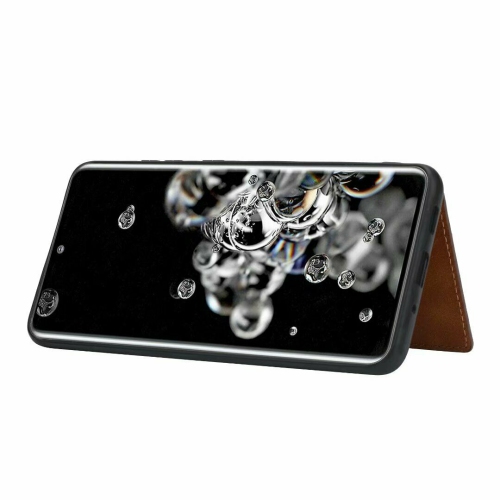 Étui-portefeuille magnétique en cuir avec porte-carte pour Galaxy S21 plus de Samsung