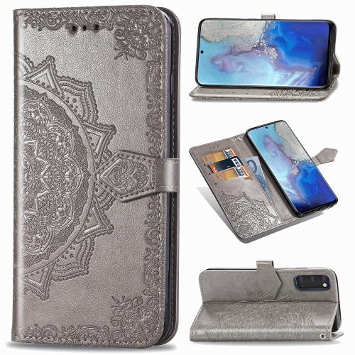 Luxury Embossed Mandala Floral Pattern Premium PU Leather Flip Wallet Case SKYXD Luxury 3D for Samsung Galaxy S21 Plus