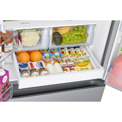Samsung 30" 22 Cu. Ft. French Door Refrigerator w/ Water Dispenser (RF22A4221SR/AA) - Stainless Steel