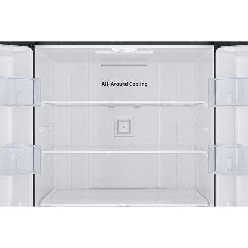 Réfrigérateur à deux portes 22,1 pi³ 30 po de Samsung - Acier inoxydable noir