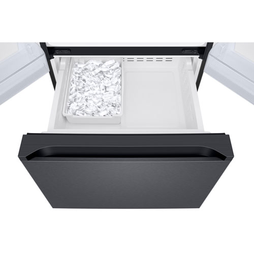 Réfrigérateur à deux portes 22,1 pi³ 30 po de Samsung - Acier inoxydable noir