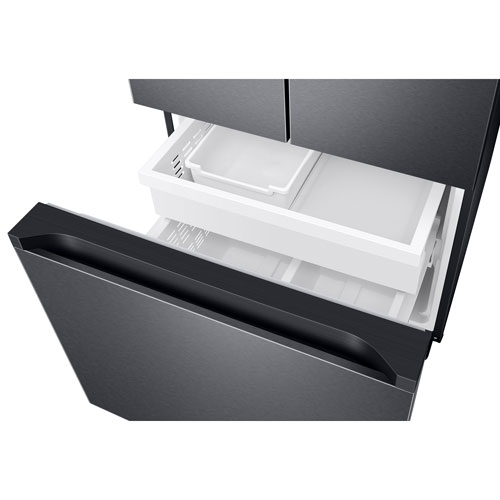 Réfrigérateur à deux portes 22,1 pi³ 30 po de Samsung - Acier inoxydable noir