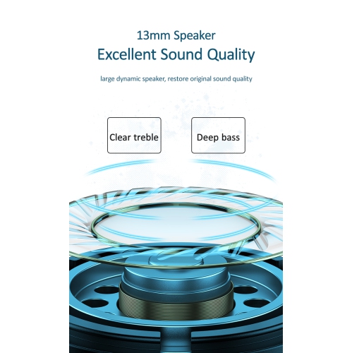 True Wireless Earbuds Bluetooth 5.0 compatible with Android, Apple Airpod, PC. Touch Controls, Super Stereo Bass Sound, 4H Playtime, Noise