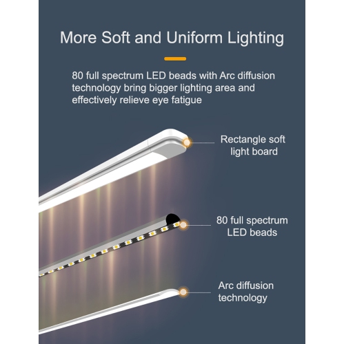 LED Floor Lamp 80 LED beads, magnetic remote control, full spectrum LED, Eye-Caring Adjustable Gooseneck Floor Lighting for Bedroom Piano Office