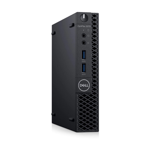 DELL  Refurbished (Excellent) - Optiplex 3000 3070 Micro Tower Desktop (2019) | Core I5 - 256GB SSD - 16GB Ram | 6 Cores 3.7 Ghz Certified