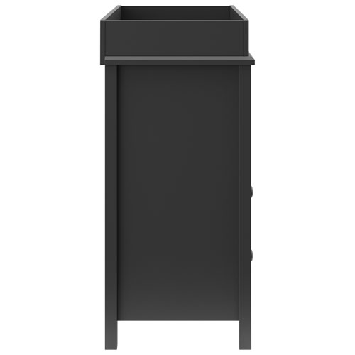 Commode à table à langer à 2 tiroirs et 2 tablettes Alpine de Storkcraft - Gris