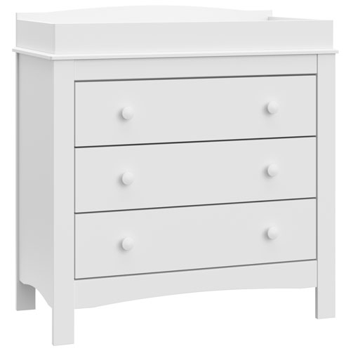 Commode à table à langer avec 3 tiroirs Noah de Graco - Blanc