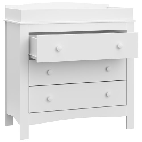 Commode à table à langer avec 3 tiroirs Noah de Graco - Blanc
