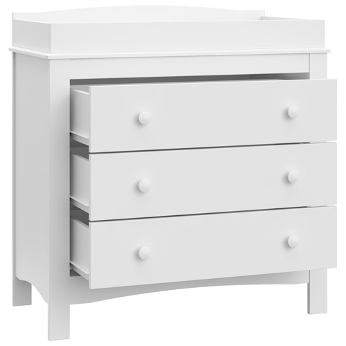 Commode à table à langer avec 3 tiroirs Noah de Graco - Blanc