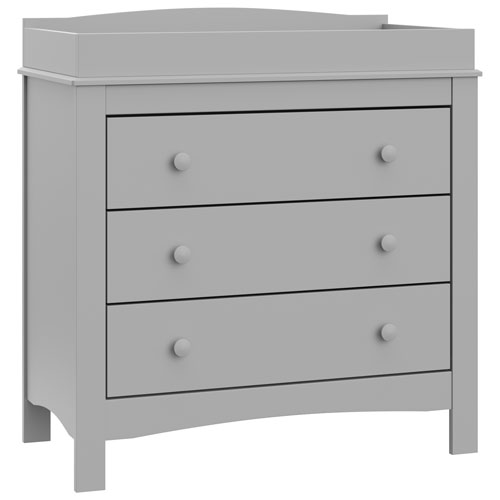 Commode à table à langer avec 3 tiroirs Noah de Graco - Gris galet