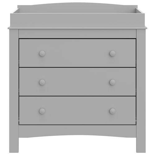 Commode à table à langer avec 3 tiroirs Noah de Graco - Gris galet