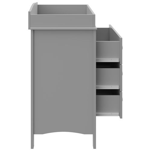 Commode à table à langer avec 3 tiroirs Noah de Graco - Gris galet