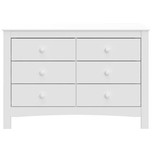Graco Noah 6-Drawer Double Dresser - White