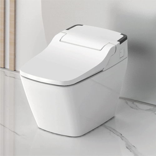 VOVO STYLEMENT TCB-090S Smart Bidet Toilet, One Piece Toilet with Auto Dual Flush, UV-LED Sterilization, Heated Seat, Warm Water and Dry, Made in