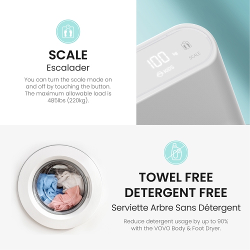 VOVOSTYLEMENT Toilette monobloc allongée intelligente TC-090 avec double chasse automatique, siège chauffant