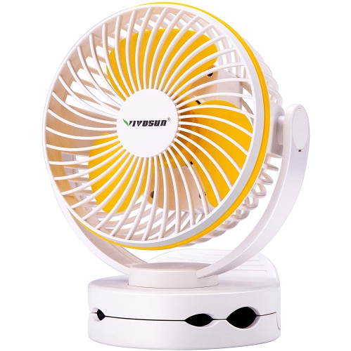 Ventilateur A Pince Alimente Par Usb 6700mah Avec Crochet De Suspension 4 Vitesses 2 Niveaux De Lumiere Pour Le Bureau A Domicile De La Poussette De Bebe Du Camp Best Buy Canada