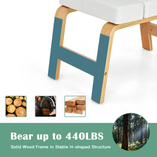 Costway Yoga Headstand Bench Thick Pad for Workout Relieve Fatigue Body Building