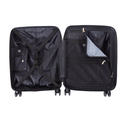 Air Canada Hybrid Spinner Rolling Luggage 21 Inch Hardside Carry-on Suitcase