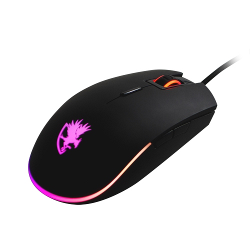 Digifast Nightfall NF24 RGB Gaming Mouse, Symmetrical Design, 50 Million Click Durability, 8 Programmable Buttons, Dynamic DPI Switching, Customized