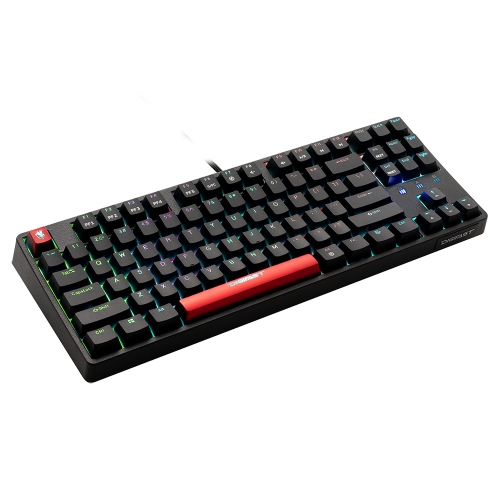 DIGIFAST Mechanical RGB Tenkeyless Gaming Chronus Series Keyboard with Cherry MX Red Switches