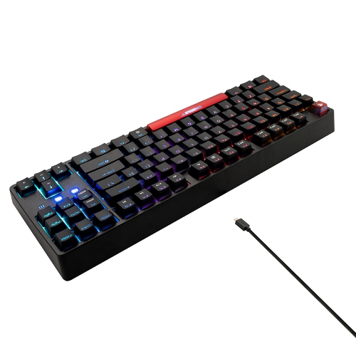 DIGIFAST Mechanical RGB Tenkeyless Gaming Chronus Series Keyboard with Cherry MX Red Switches
