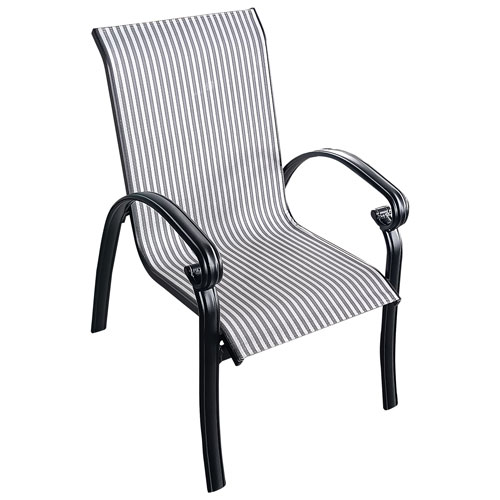 Ravello Stacking Chairs - Striped - Set of 4