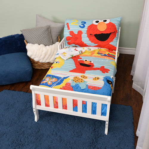 Nemcor 3-Piece Bedding Set - Crib - Sesame Street