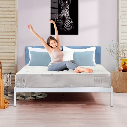 ViscoLogic Blossom Reversible Foam Mattress (Twin Size) CertiPUR-US® Certified Foam