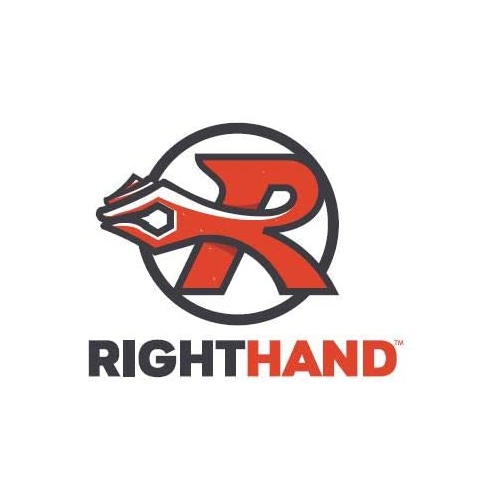 Tool Storage Rack, 8 Piece Garage Organizer, Metal, Wall Mounted, Holder for Broom, Mop, Rake Shovel & Tools, by Right-Hand Storage Solution