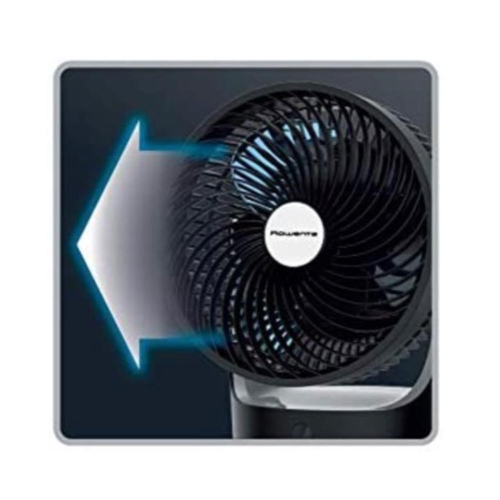 Rowenta 360 Compact Force Air Oscillating Fan-Black