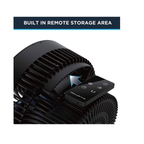 Rowenta 360 Compact Force Air Oscillating Fan-Black