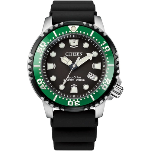Citizen Eco-Drive Promaster Diver Black Dial Men's Watch BN0155-08E