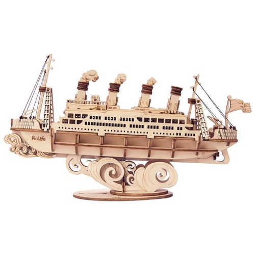 ROBOTIME  Rolife Cruise Ship Tg306 3D Wooden Puzzle Decor