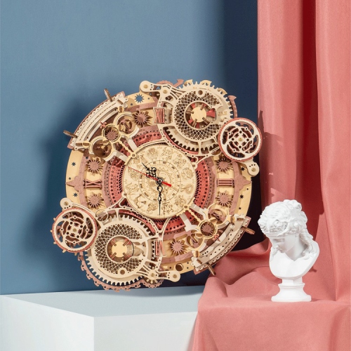 3D Wooden Puzzle – Zodiac Wall Clock