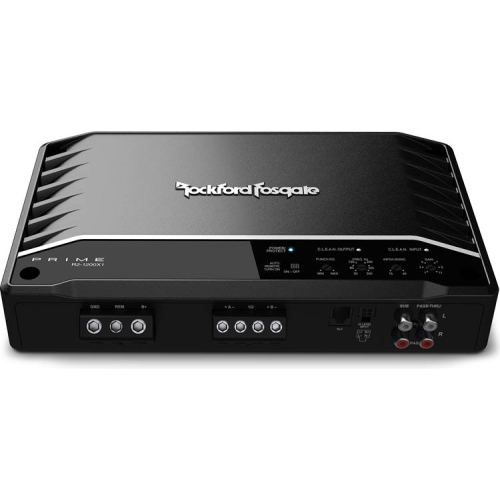 Rockford Fosgate R2-1200X1 Prime Series mono subwoofer amplifier — 1,200 watts RMS x 1 at 1 ohm