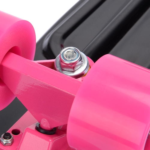 PHAT ™ Plastic Cruiser Skateboard avec tout-en-un Skate T-Tool, 22 "Mini Street Surfing Skateboard - Noir Rose