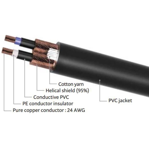 LyxPro ¼” TRS to ¼” TRS Balanced Cable 6 feet male to male, Crystal Clear, Noiseless, Heavy Duty and Flexible Black