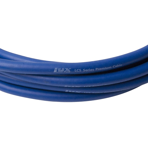 LyxPro Balanced XLR Cable 50 ft Premium Series Professional Microphone Cable, Powered Speakers and Other Pro Devices Cable, Blue